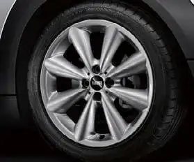 MINI Alufelge Conical Spoke 121 7J x 17 ET 48 Silber Vorderachse
