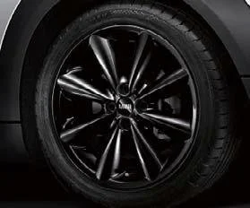 MINI Alufelge Conical Spoke 121 7J x 17 ET 48 Schwarz Vorderachse / Hinterachse