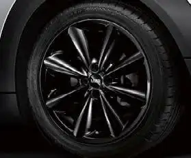 MINI Alufelge Conical Spoke 121 7J x 17 ET 48 Schwarz Vorderachse