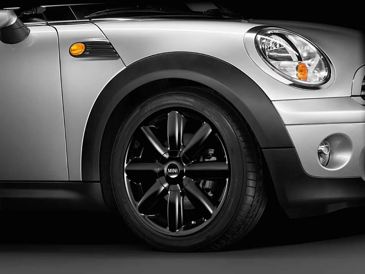 MINI Alufelge Crown Spoke 104 7J x 17 ET 48 Schwarz Vorderachse / Hinterachse