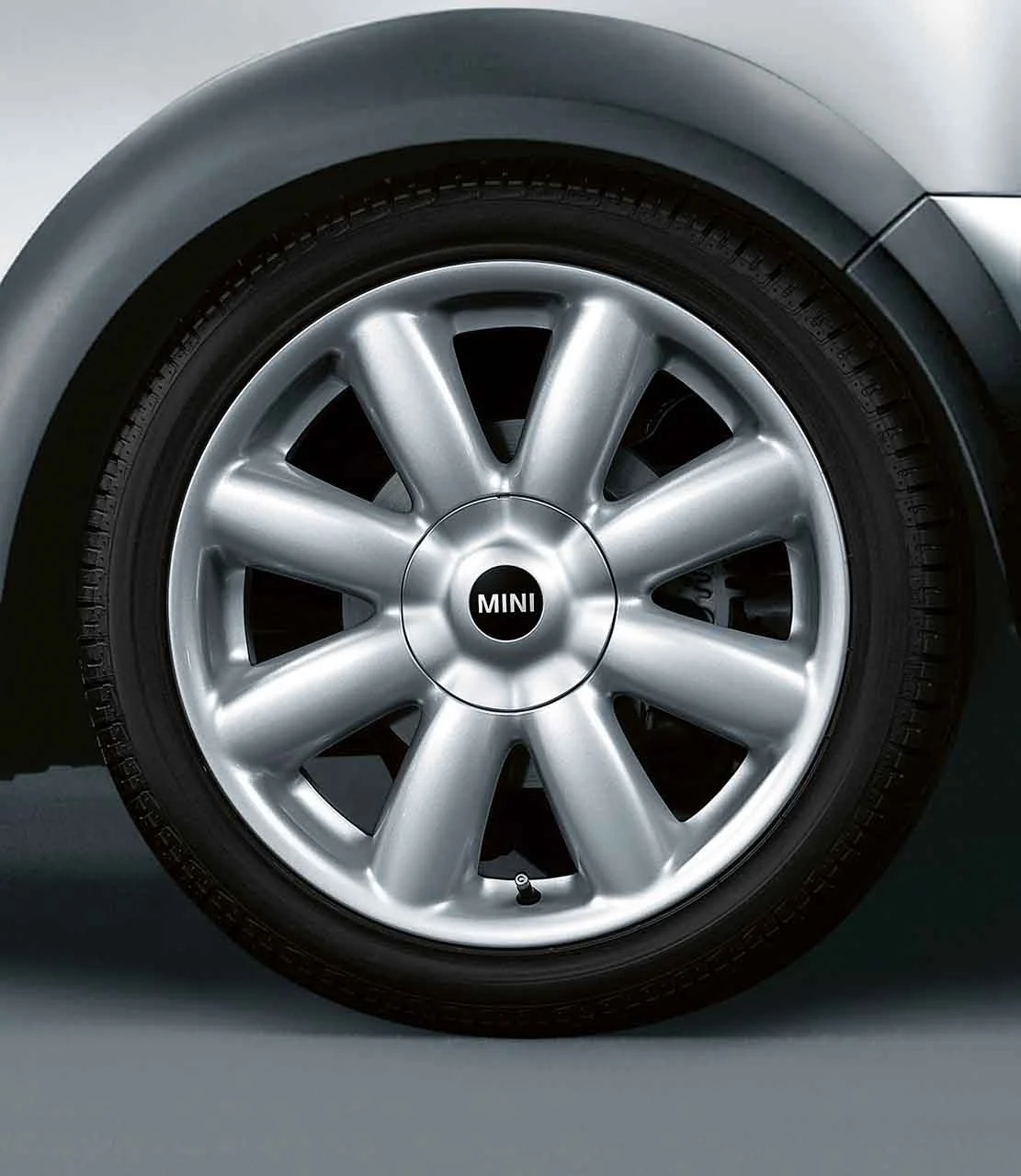 MINI Alufelge Crown Spoke 104 7J x 17 ET 48 Silber Vorderachse / Hinterachse
