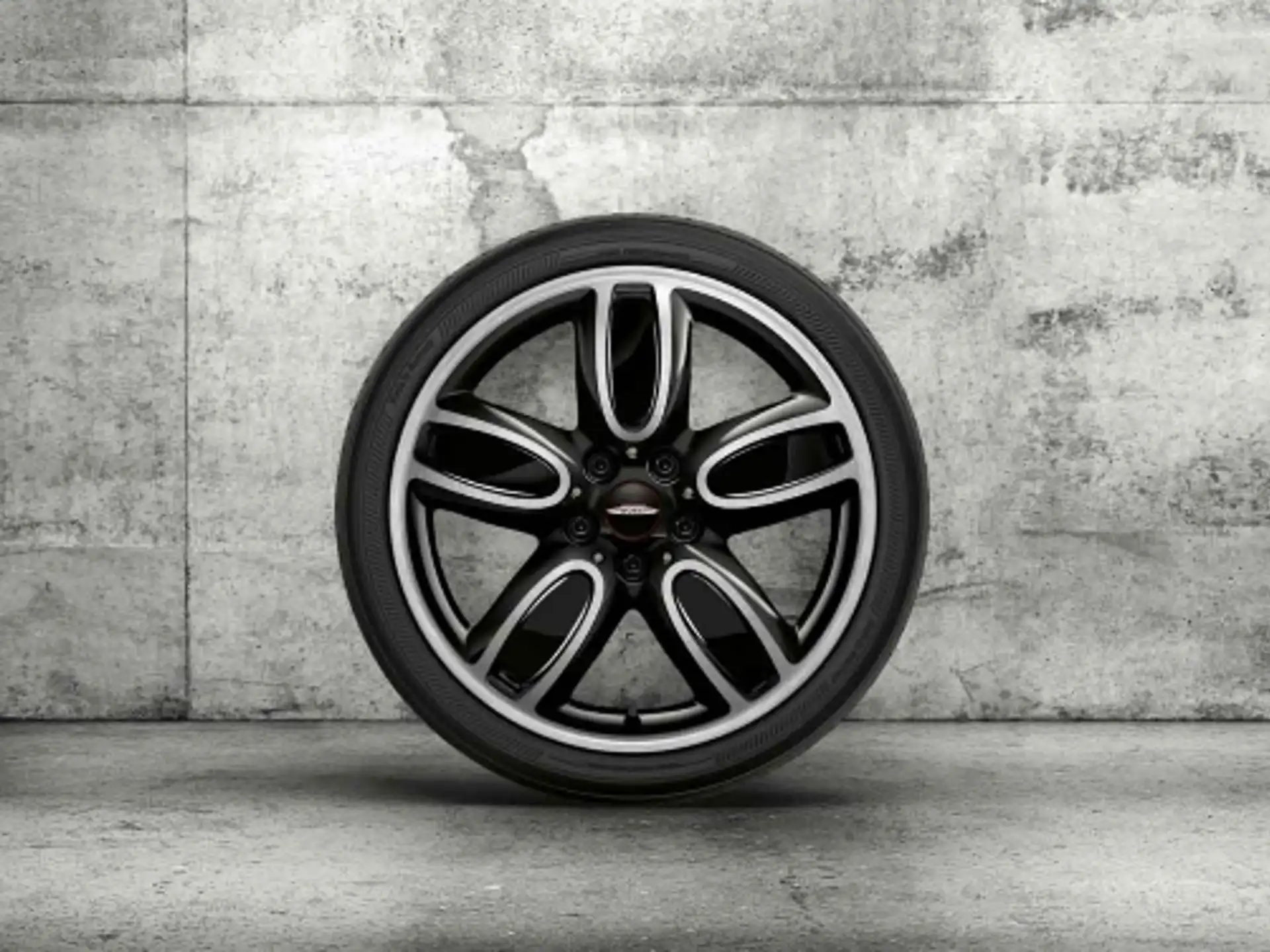 MINI Alufelge Cup Spoke 2-Tone 563 schwarz/glanzgedreht 7Jx18 ET54 F55/F56/F57