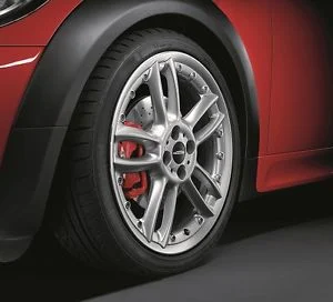 MINI Alufelge Double-Spoke R109 Composite 7J x 18 ET 52 Silber Vorderachse / Hinterachse