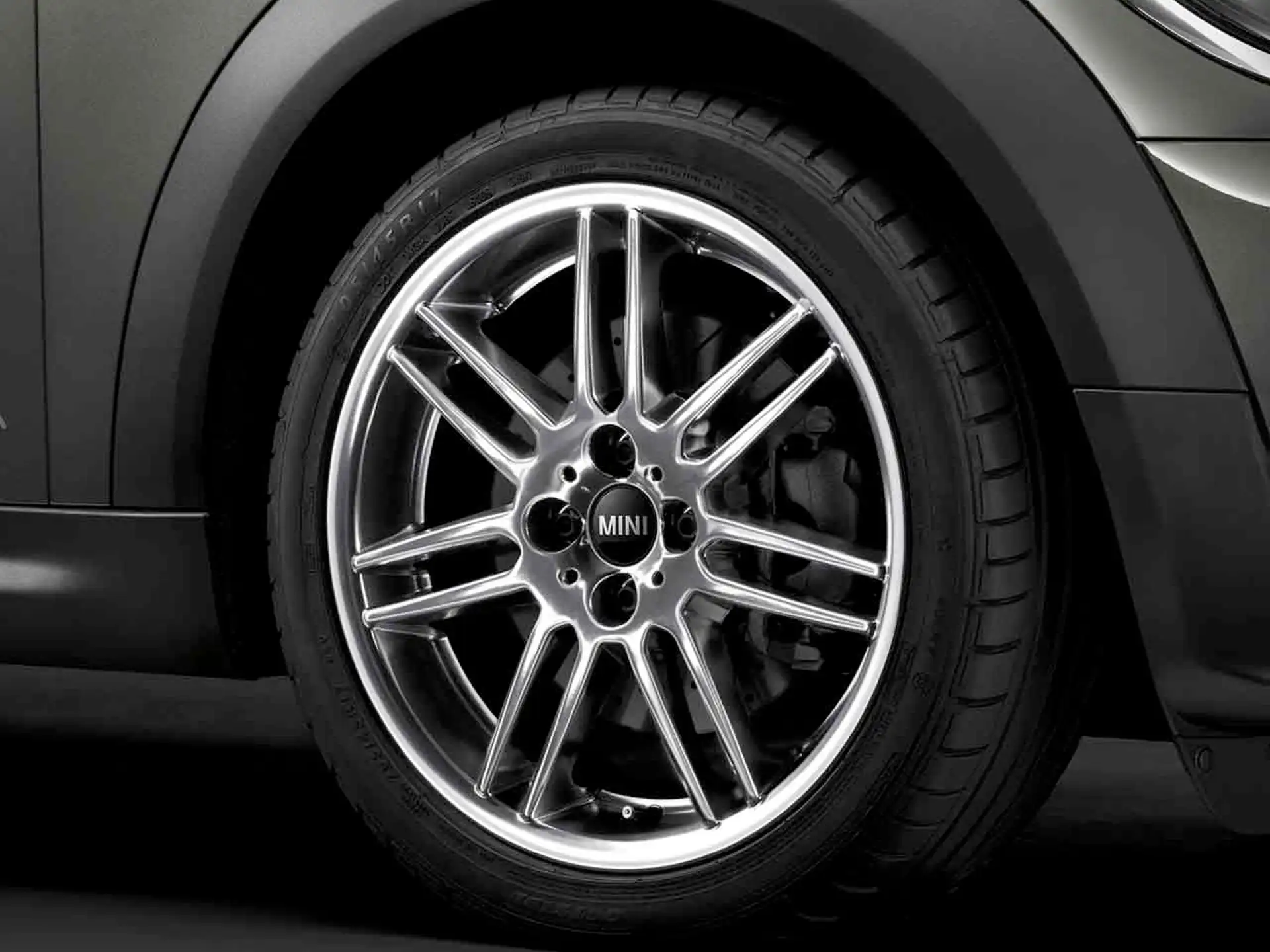 MINI Alufelge Double Spoke 99 7J x 17 ET 48 Poliert Vorderachse / Hinterachse