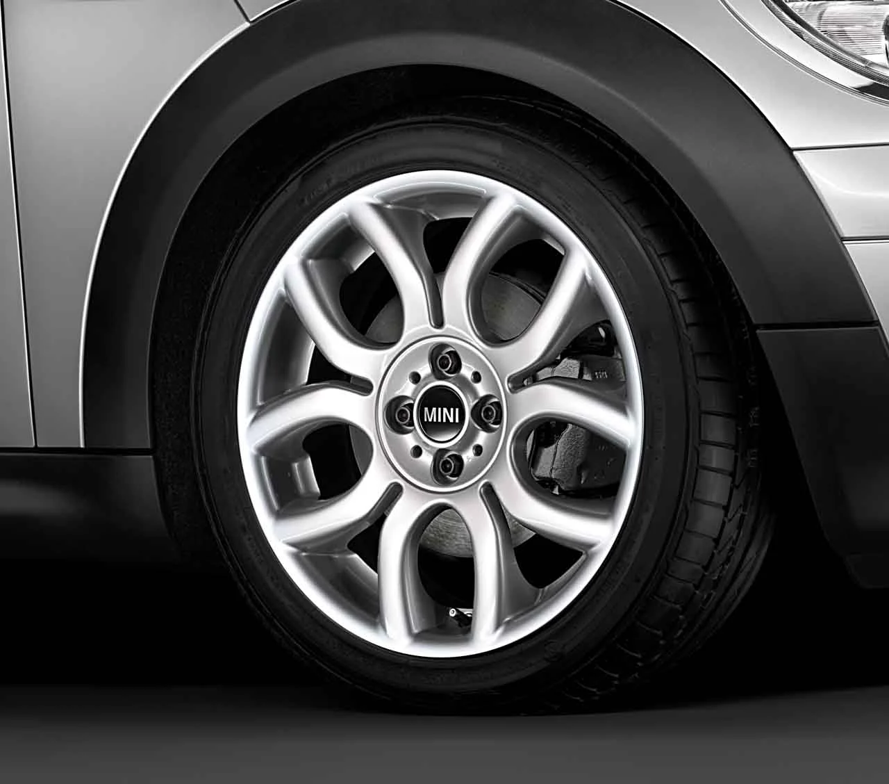MINI Alufelge Flame Spoke 97 7J x 17 ET 48 Silber Vorderachse / Hinterachse