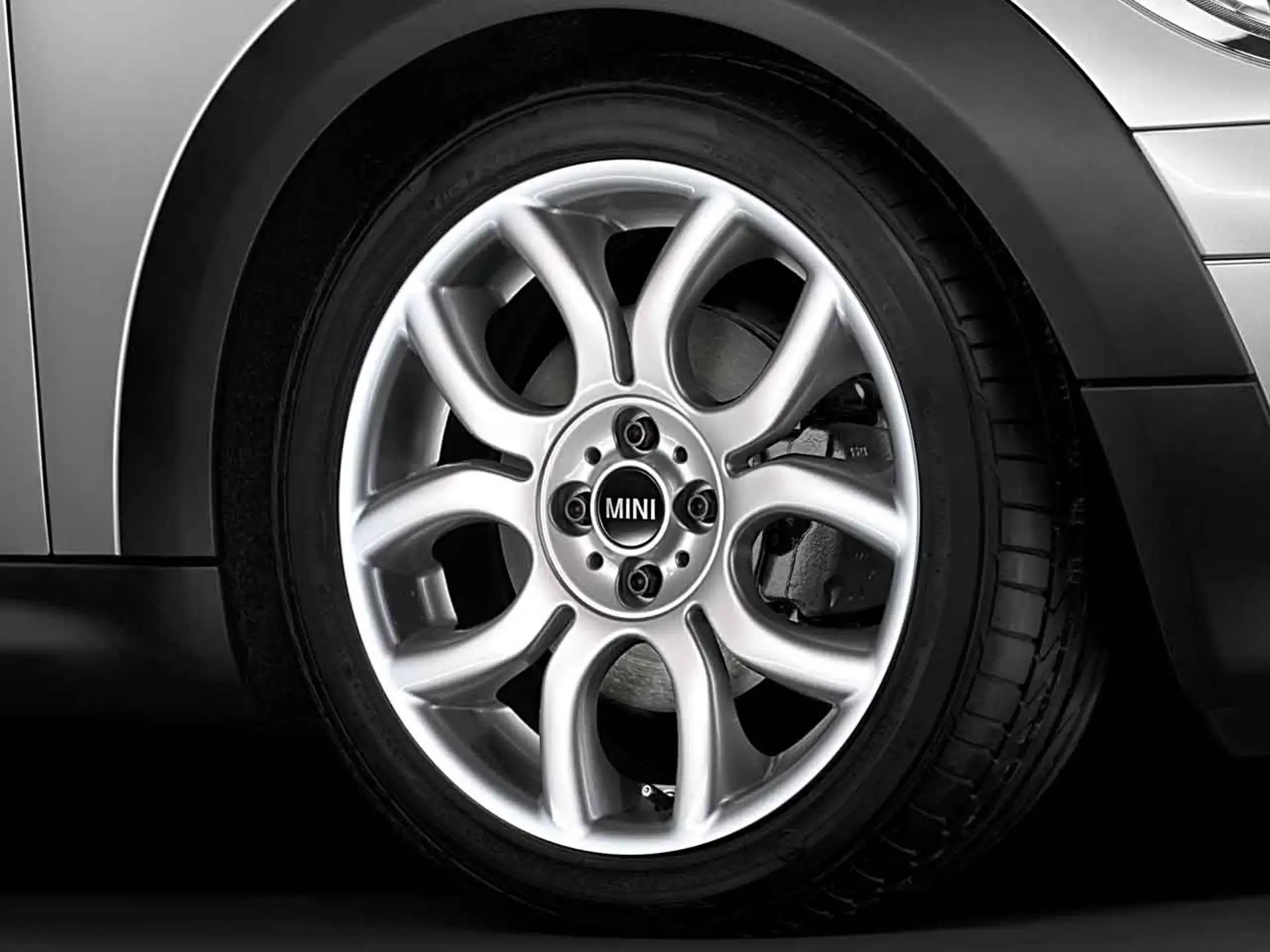 MINI Alufelge Flame Spoke 97 7J x 17 ET 48 Silber Vorderachse / Hinterachse