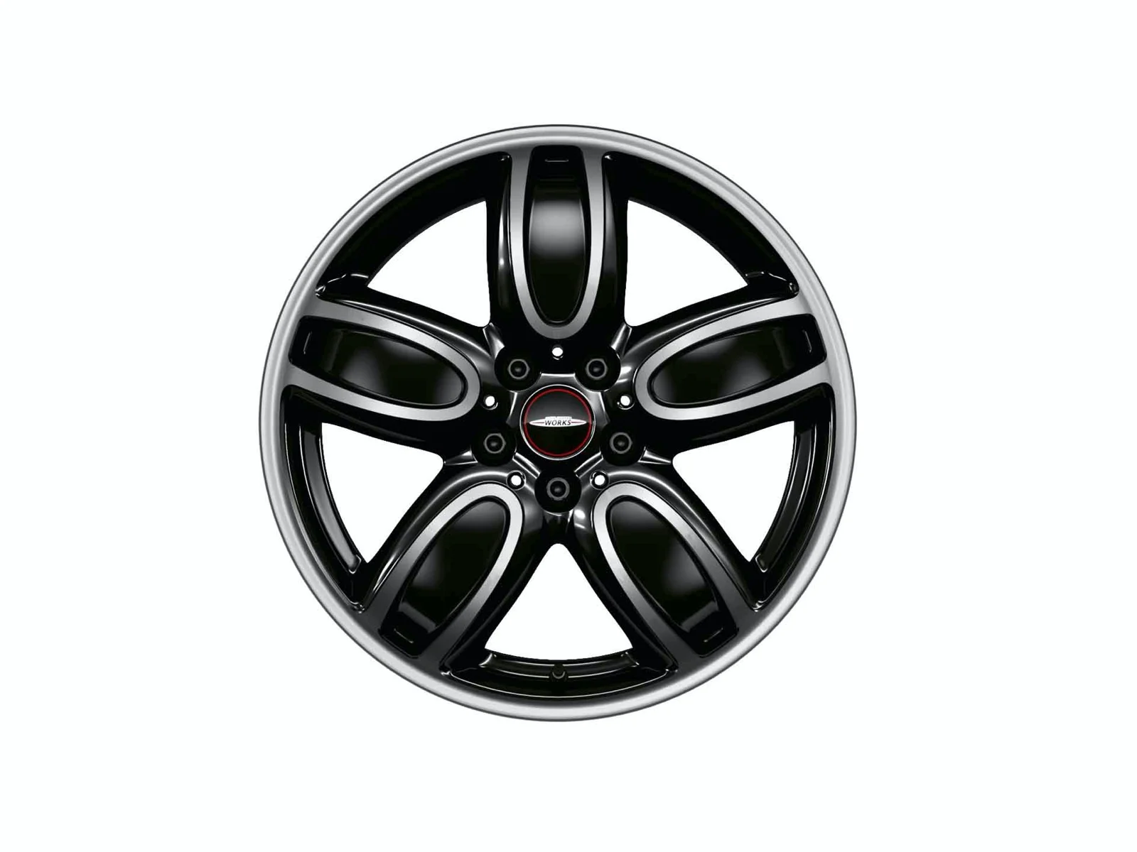 MINI Alufelge Cup Spoke 509 schwarz/glanzgedreht 7Jx18 ET54 F55/F56/F57