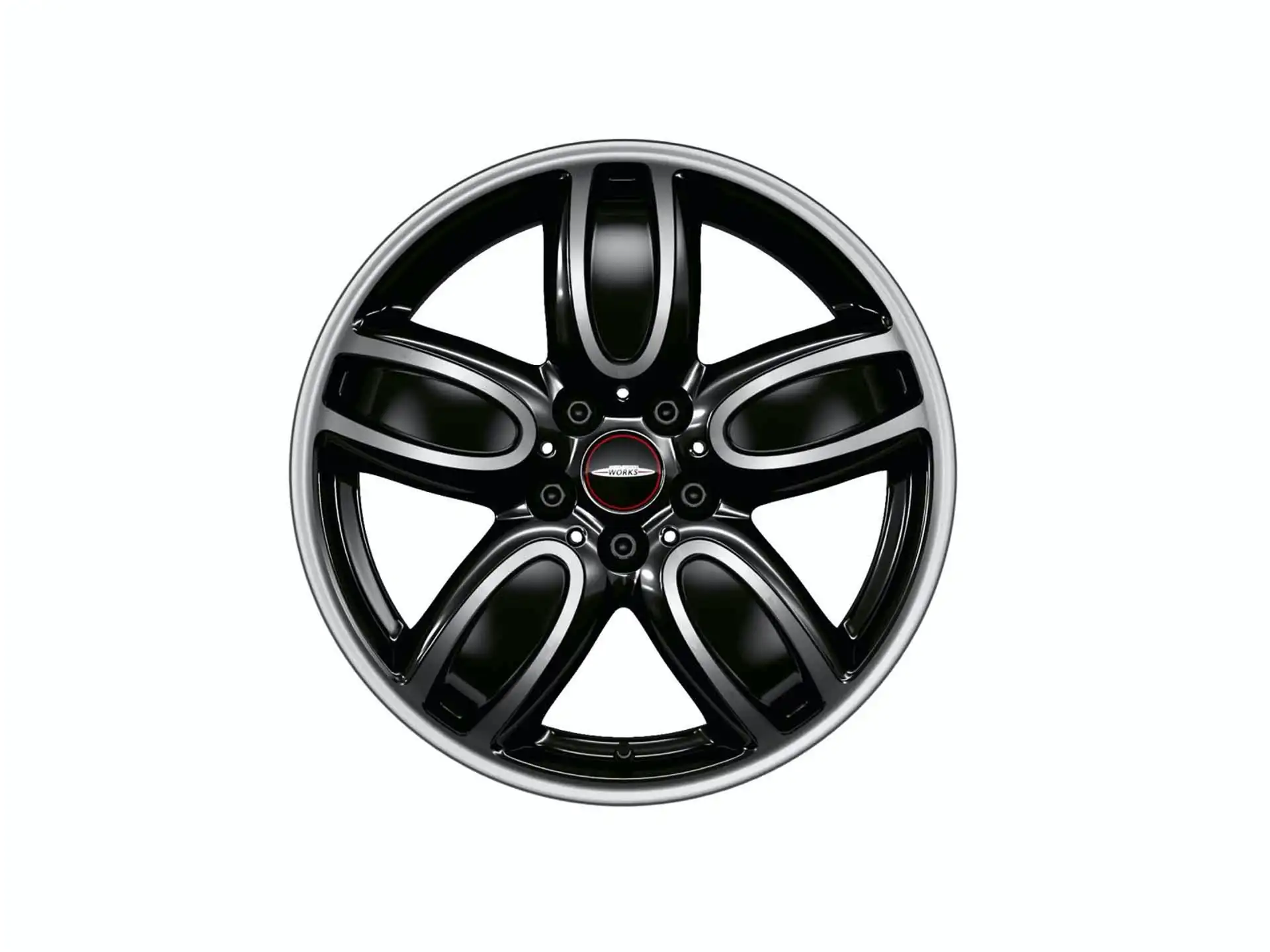 MINI Alufelge Cup Spoke 509 schwarz/glanzgedreht 7Jx18 ET54 F55/F56/F57