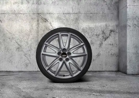 MINI Alufelge JCW Grip Spoke 520 brightsilver 8J ET57 F54 Vordera