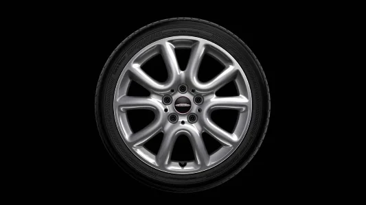 MINI Alufelge JCW Race Spoke 498 silber 7J x 17 ET 54 Vorderachse / Hinterachse