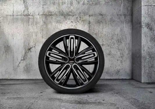 MINI Alufelge JCW Radial Spoke 526 schwarz/glanzgedreht 8J ET57 F