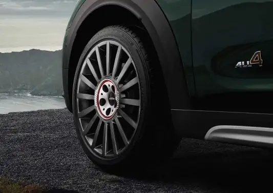 MINI Alufelge JCW Rallye Spoke 536 bicolor (orbitgrey / glanzgedr