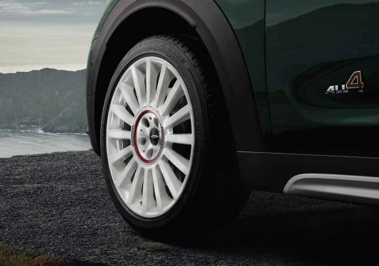 MINI Alufelge JCW Rallye Spoke 536 aspen white 8Jx19 ET47 F60 Vorderachse/Hinterachse