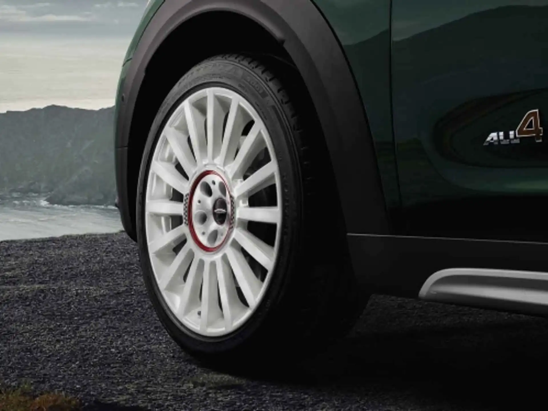 MINI Alufelge JCW Rallye Spoke 536 aspen white 8Jx19 ET47 F60 Vorderachse/Hinterachse