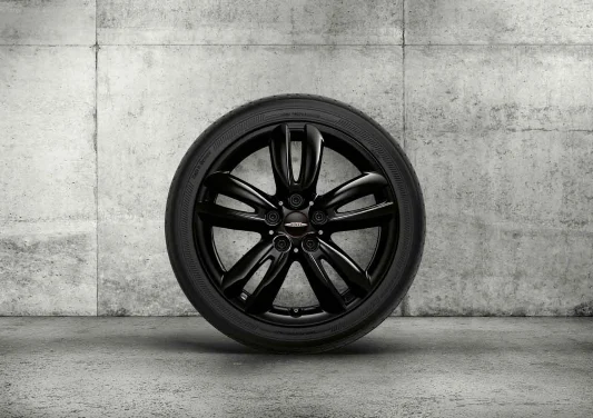 MINI Alufelge JCW Track Spoke 501 schwarz 7J x 17 ET 54 Vorderachse / Hinterachse
