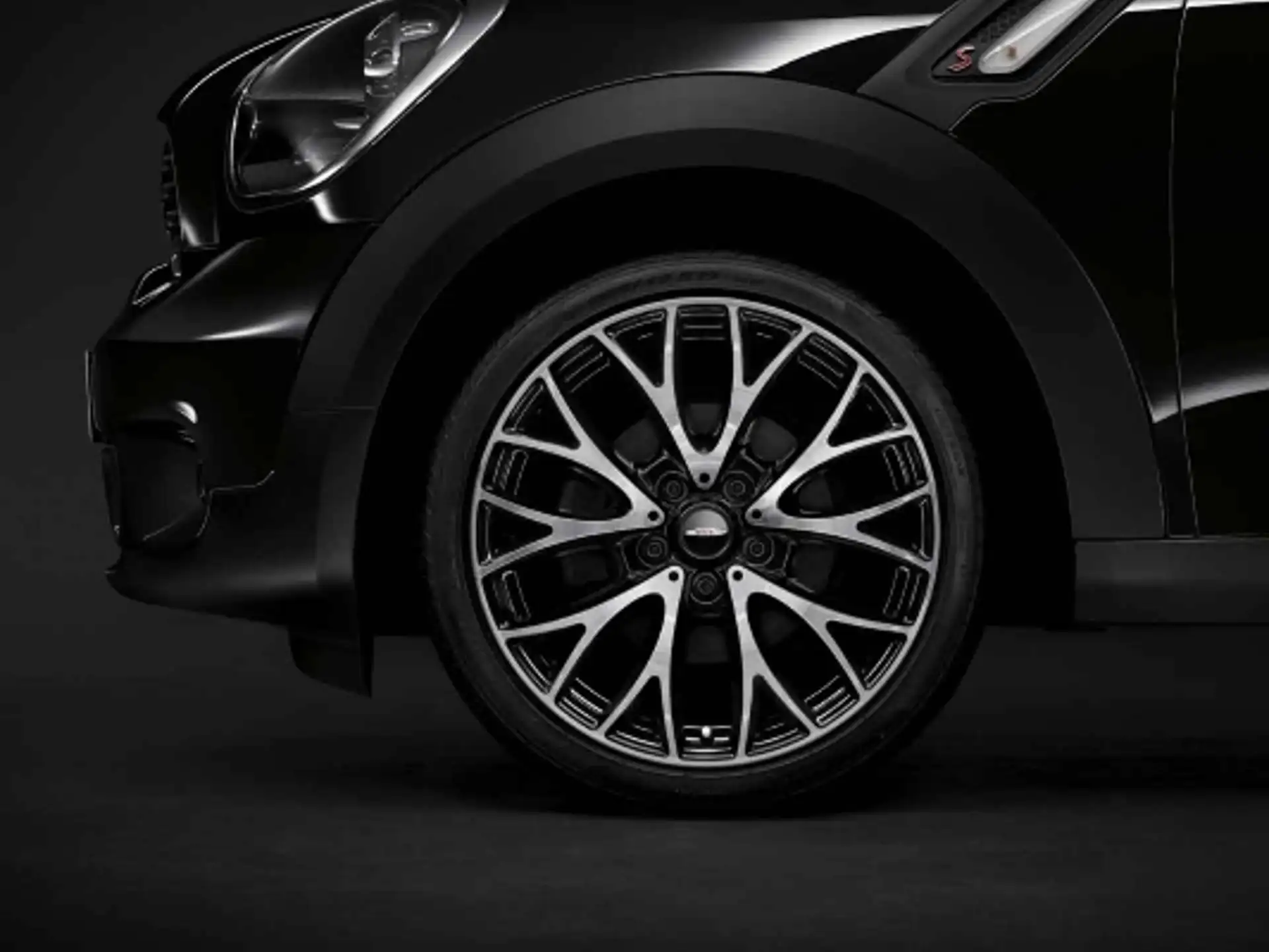 MINI Alufelge JCW Cross Spoke R134 schwarz/glanzgedreht 7,5Jx19 ET52 R60/R61