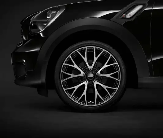 MINI Alufelge JCW Cross Spoke R134 schwarz/glanzgedreht 7,5J ET52