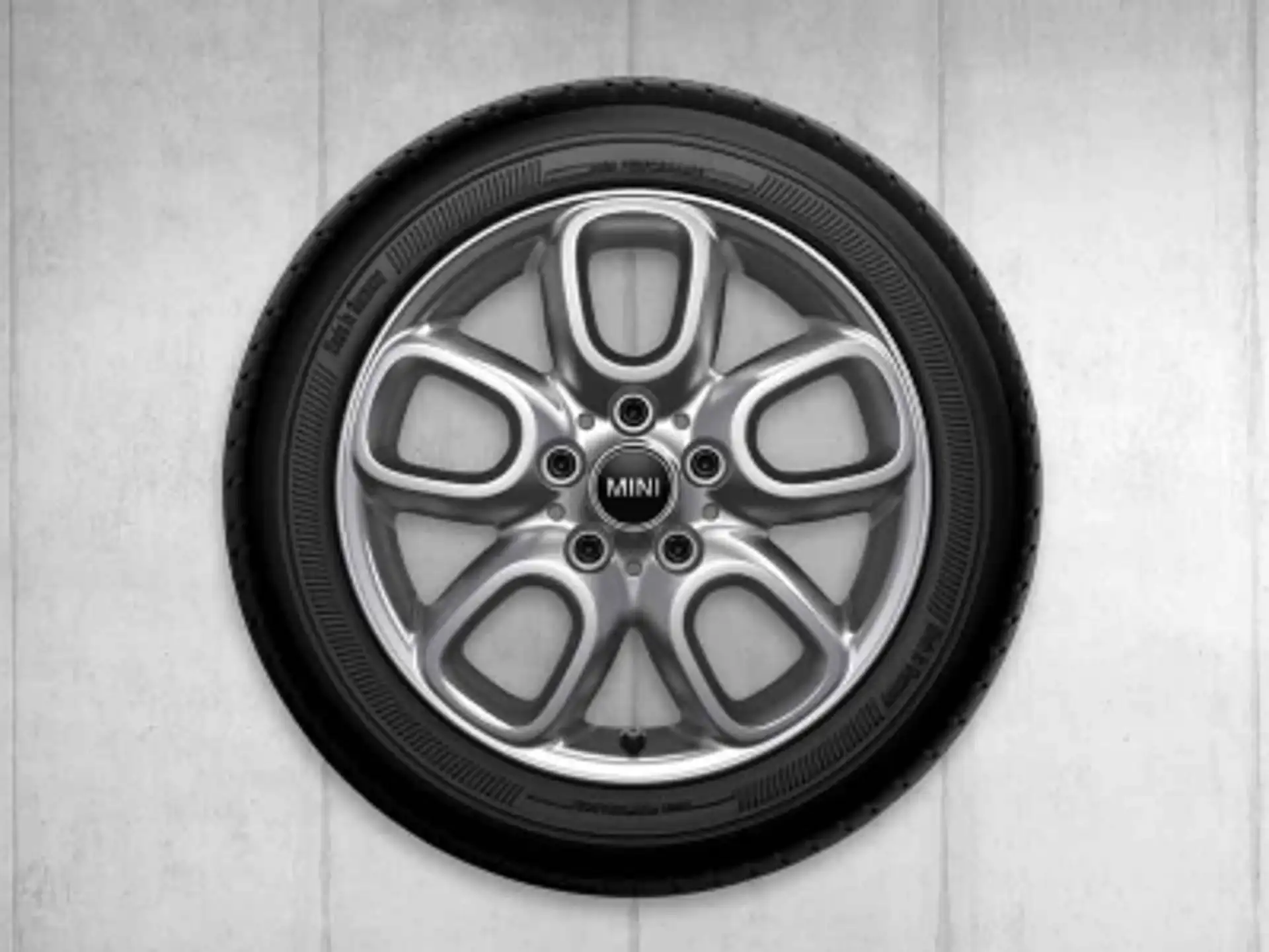 MINI Alufelge Loop Spoke 494 brightsilver 6,5Jx16 ET54 F55/F56/F57 Vorderachse/Hinterachse