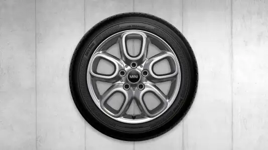 MINI Alufelge Loop Spoke 494 brightsilver 6,5J ET54 F55/F56/F57 V
