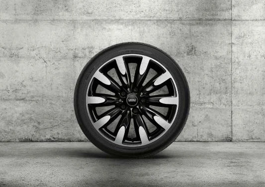 MINI Alufelge Roulette Spoke 502 jet black uni 7Jx17 ET54 F55/F56/F57