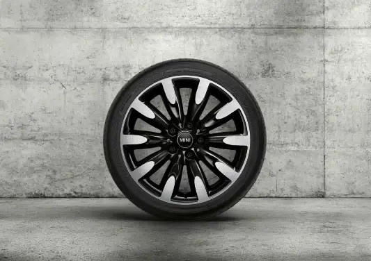 MINI Alufelge Roulette Spoke 502 jet black uni 7J ET54 F55/F56/F5