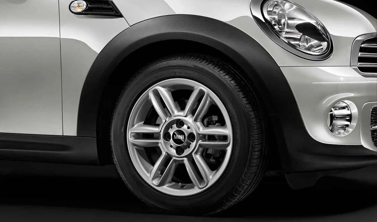 MINI Alufelge Twin Spoke 128 7J x 17 ET 48 Silber Vorderachse / Hinterachse