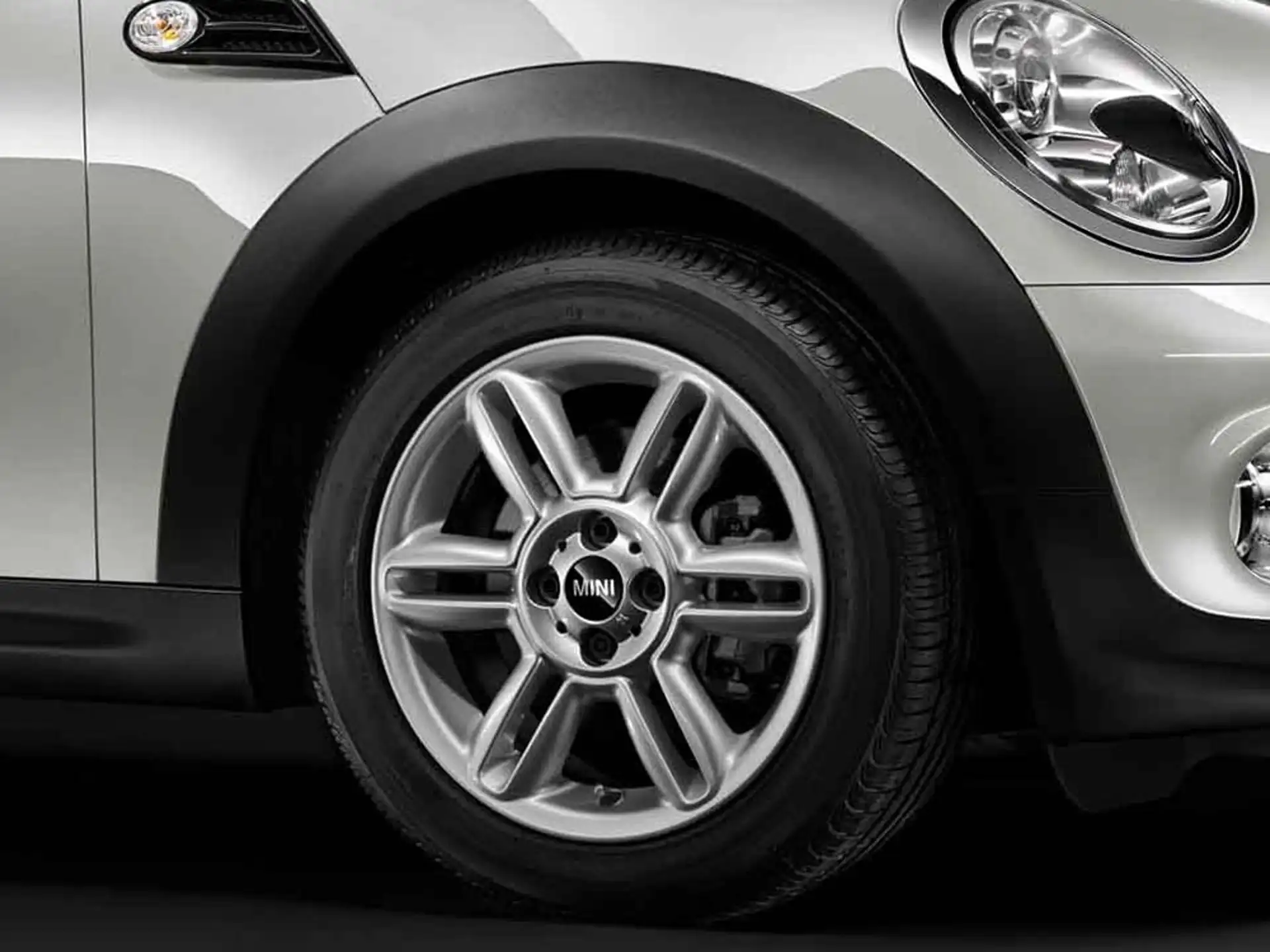 MINI Alufelge Twin Spoke 128 7J x 17 ET 48 Silber Vorderachse / Hinterachse