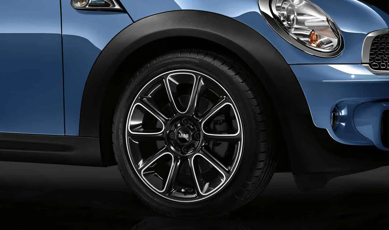 MINI Alufelge Twin Spoke Black R135 schwarz/glanzgedreht 7,5Jx18 ET52 R60/R61