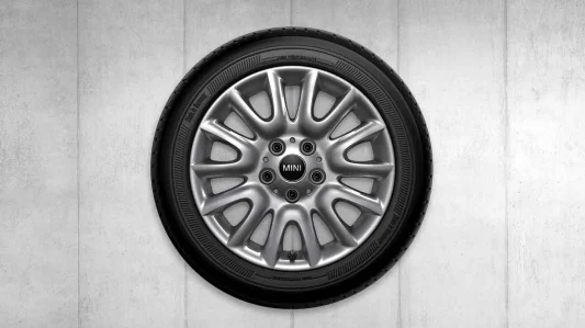MINI Alufelge Victory Spoke 495 silber 6,5J x 16 ET 54 Vorderachse / Hinterachse