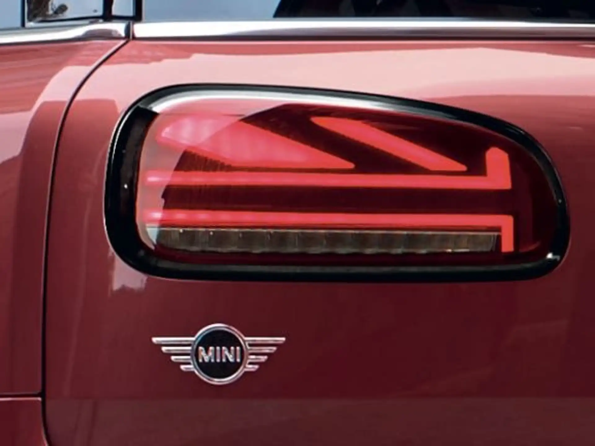 MINI Heckleuchten Facelift UNION JACK Piano Black F54 Clubman-links