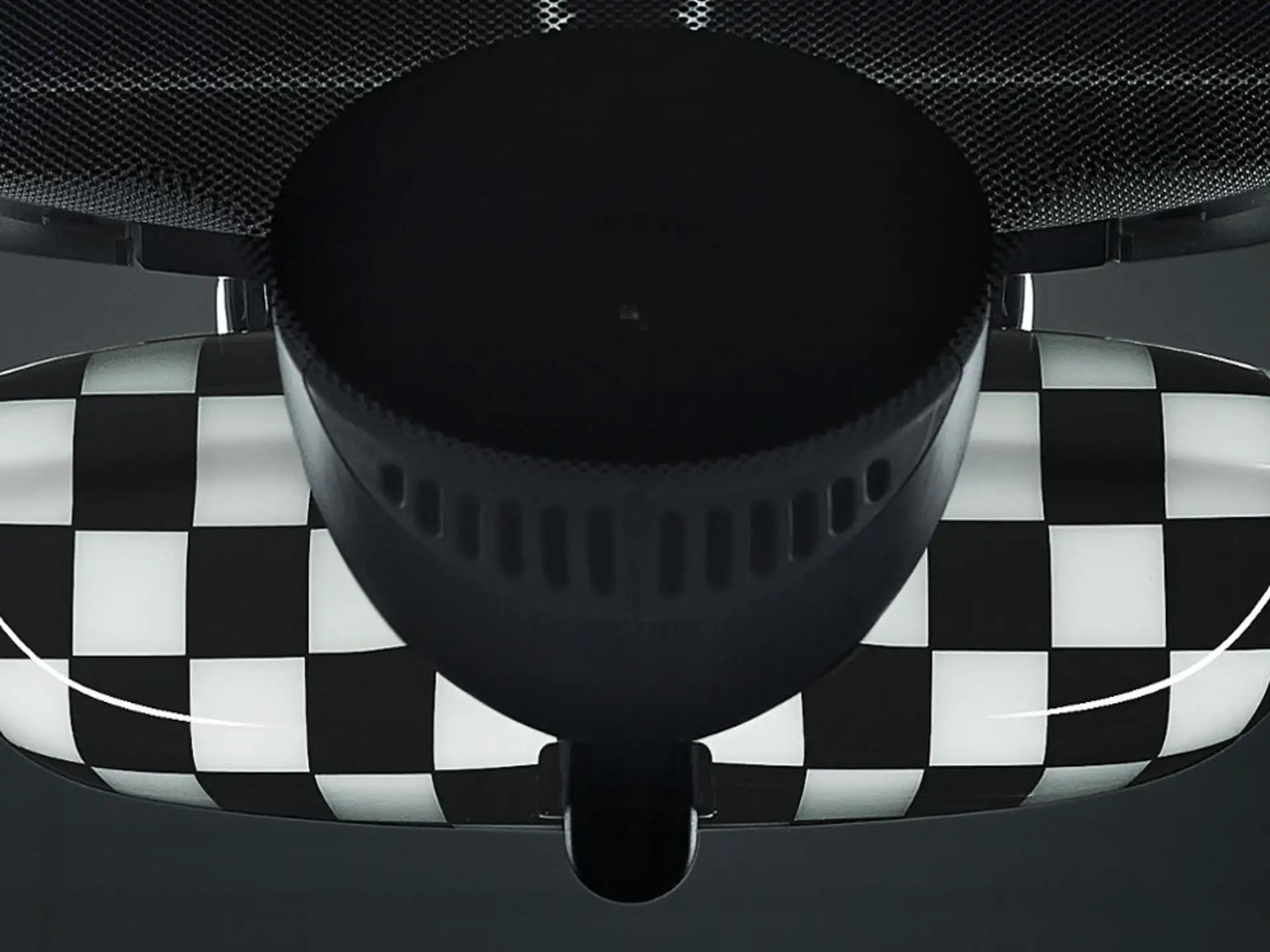 MINI Innenspiegelkappe Checkered Flag