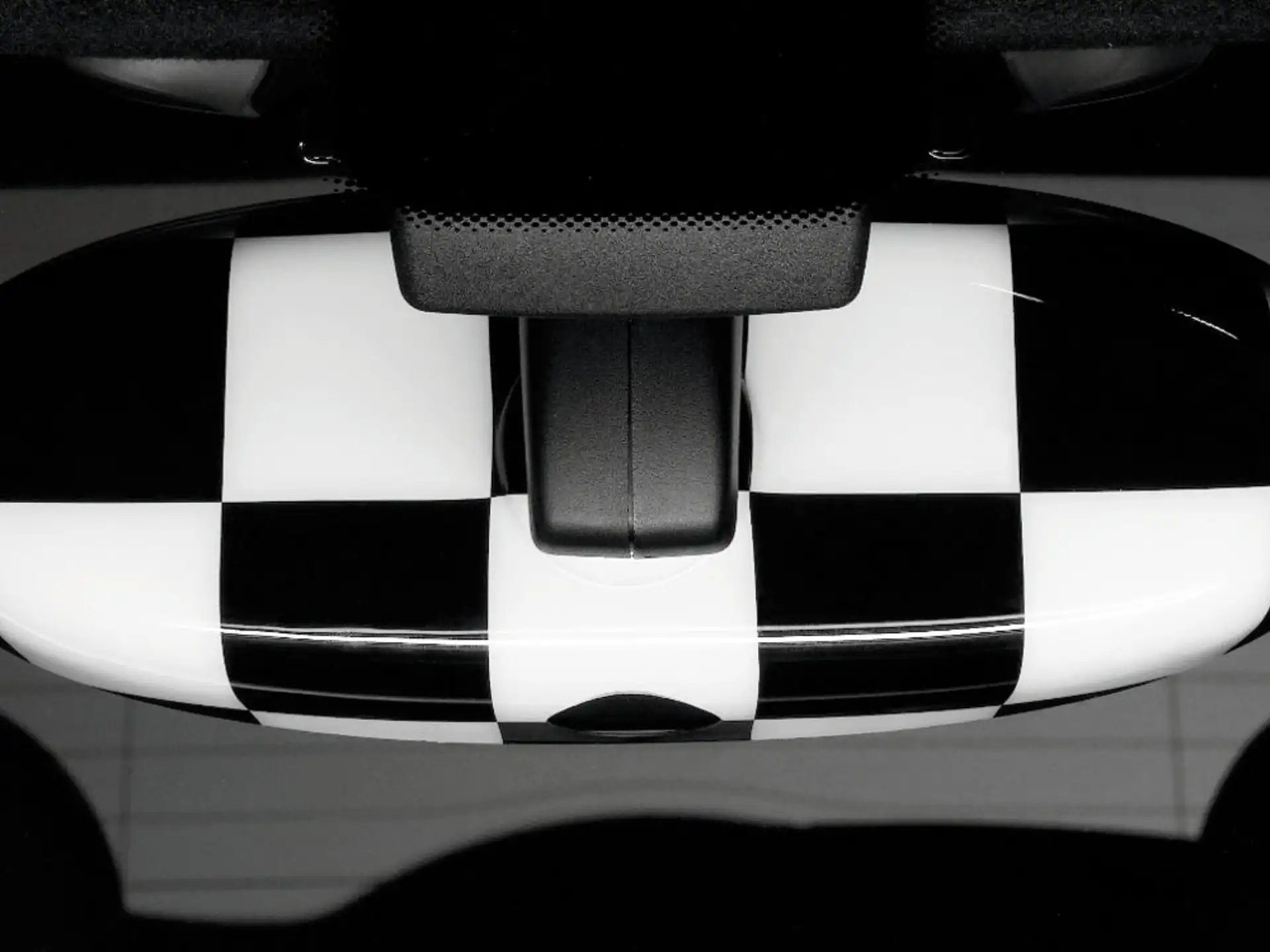 MINI Innenspiegelkappe Checkered Flag