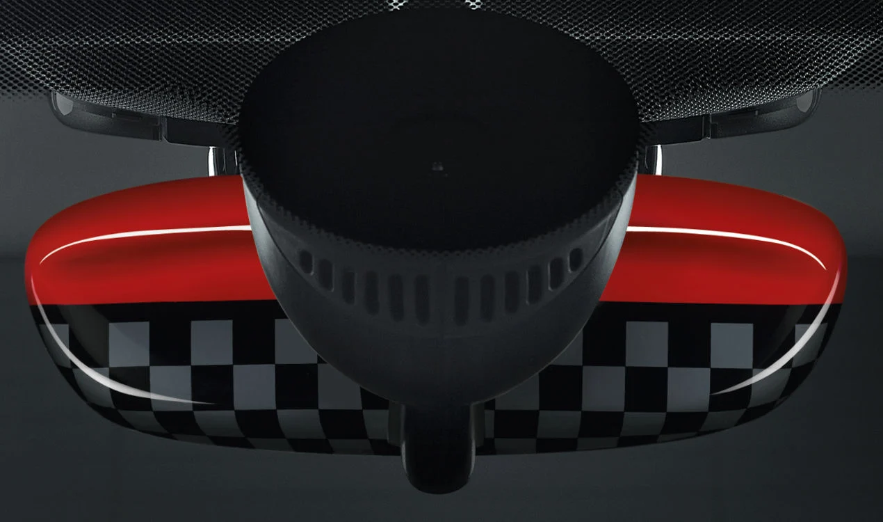 MINI Innenspiegelkappe JCW Pro Design F54 F55 F56 F57 Fahrzeuge ohne Alarmanlage