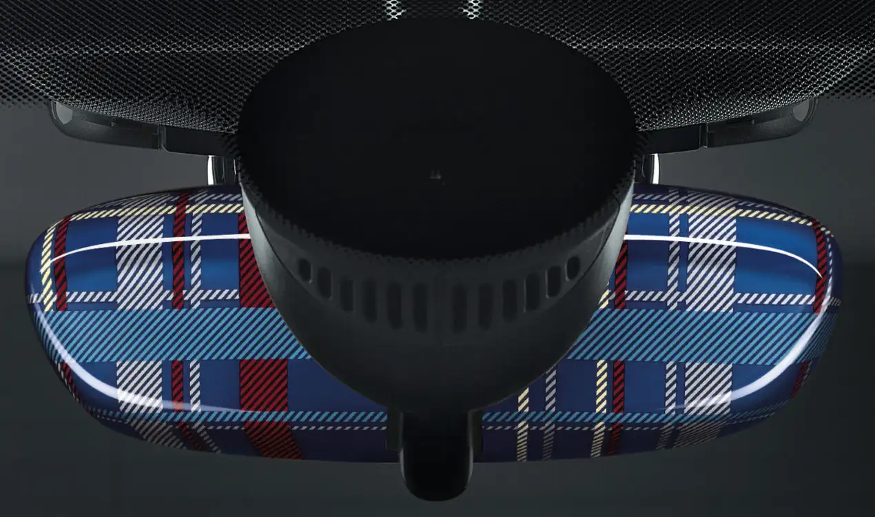 MINI Innenspiegelkappe in Blue - F54 F55 F56 F57 Fahrzeuge ohne A
