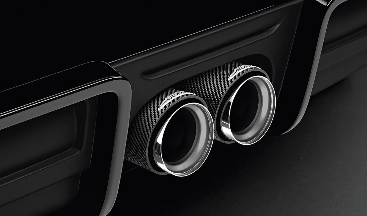 MINI JCW Endrohrblende Carbon F54 F55 F56 F57 F60