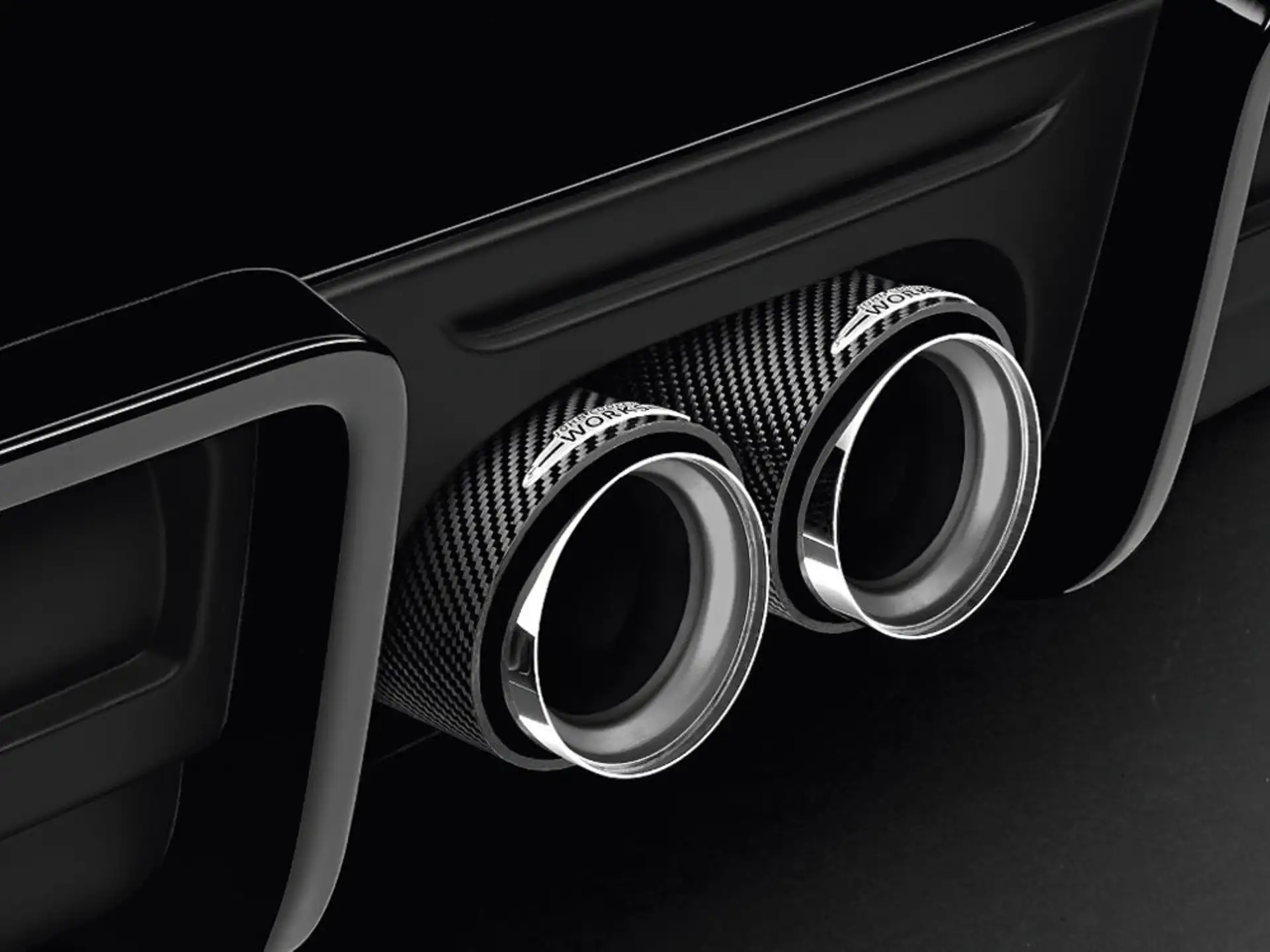 MINI JCW Endrohrblende Carbon F54 F55 F56 F57 F60