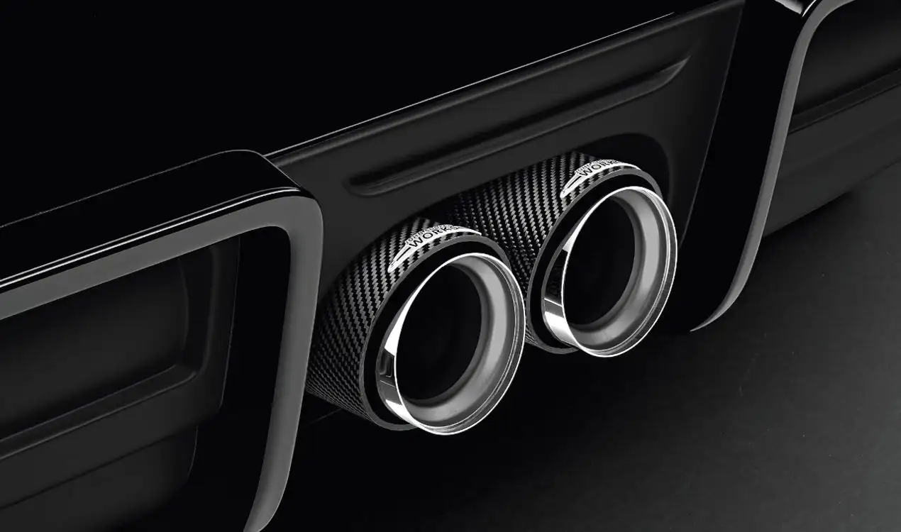 MINI JCW Endrohrblende Carbon F54 F55 F56 F57 F60