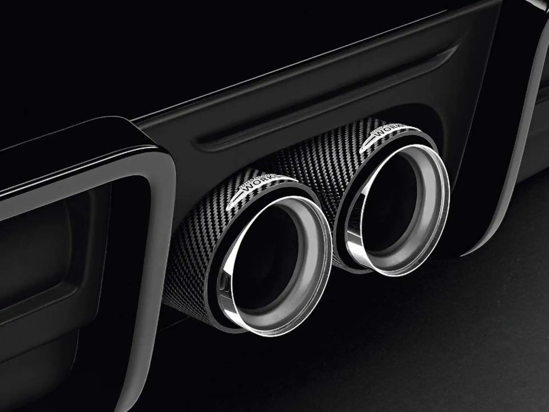 MINI John Cooper Works Endrohrblende-Carbon F55 F56 F57