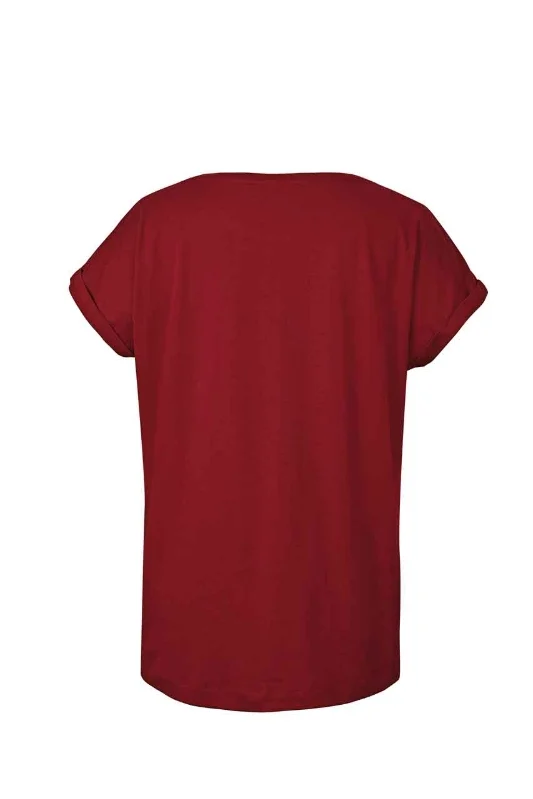 MINI JCW Logo T-Shirt Damen chili red
