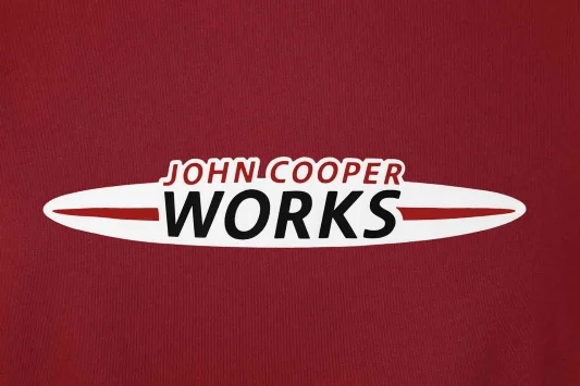 MINI JCW Logo T-Shirt Damen chili red