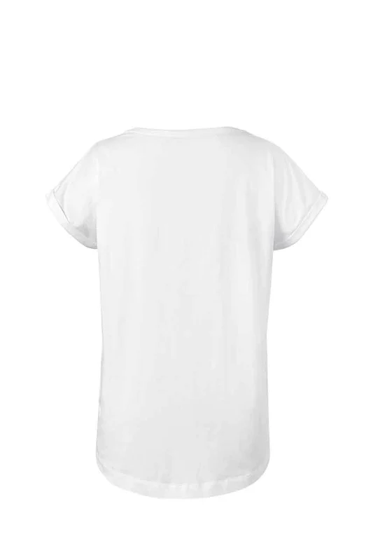 MINI JCW Logo T-Shirt Damen weiß