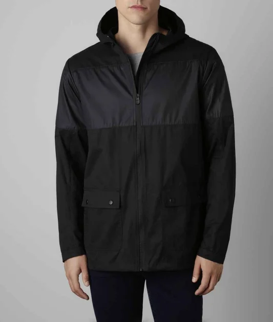 MINI Outdoor Jacke mit Kapuze Herren schwarz