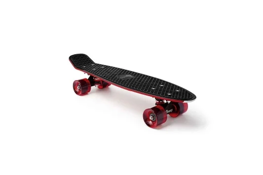 MINI Skateboard schwarz / rot / weiß