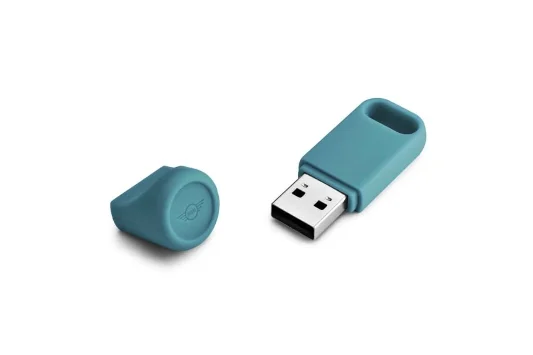 MINI USB Stick aqua 32GB