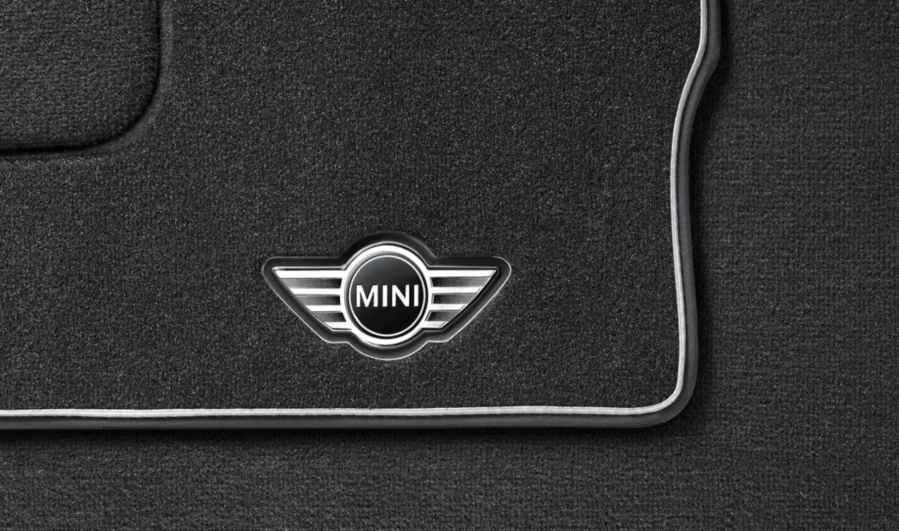 MINI Satz Fussmatten Textil mit Trittschutz R60 R61