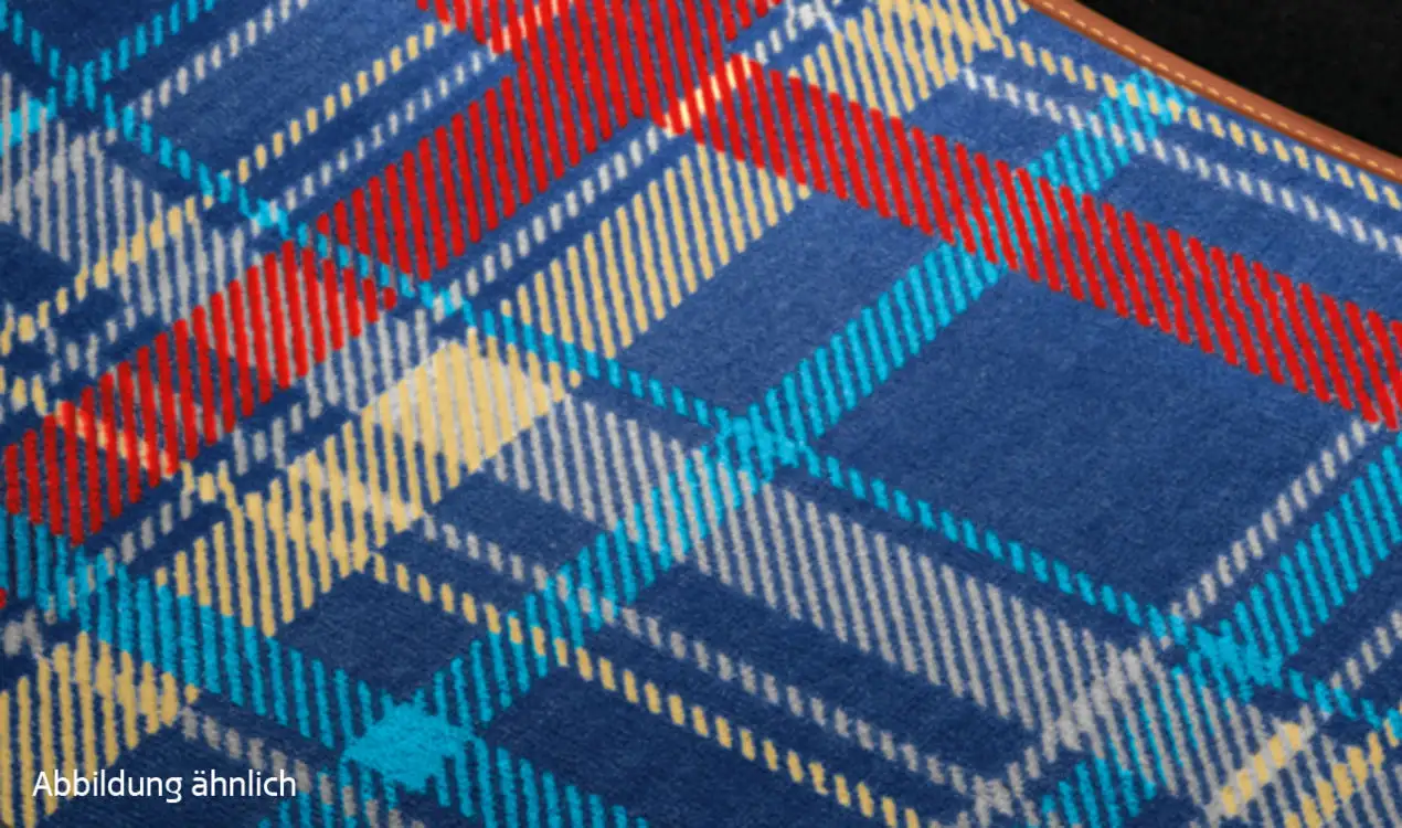 MINI Satz Textilmatten hinten in Blue - F55
