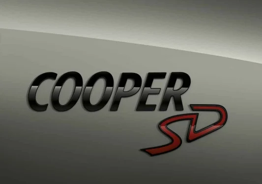 MINI Schriftzug Cooper SD Piano Black F54, F55, F56, F57, F60