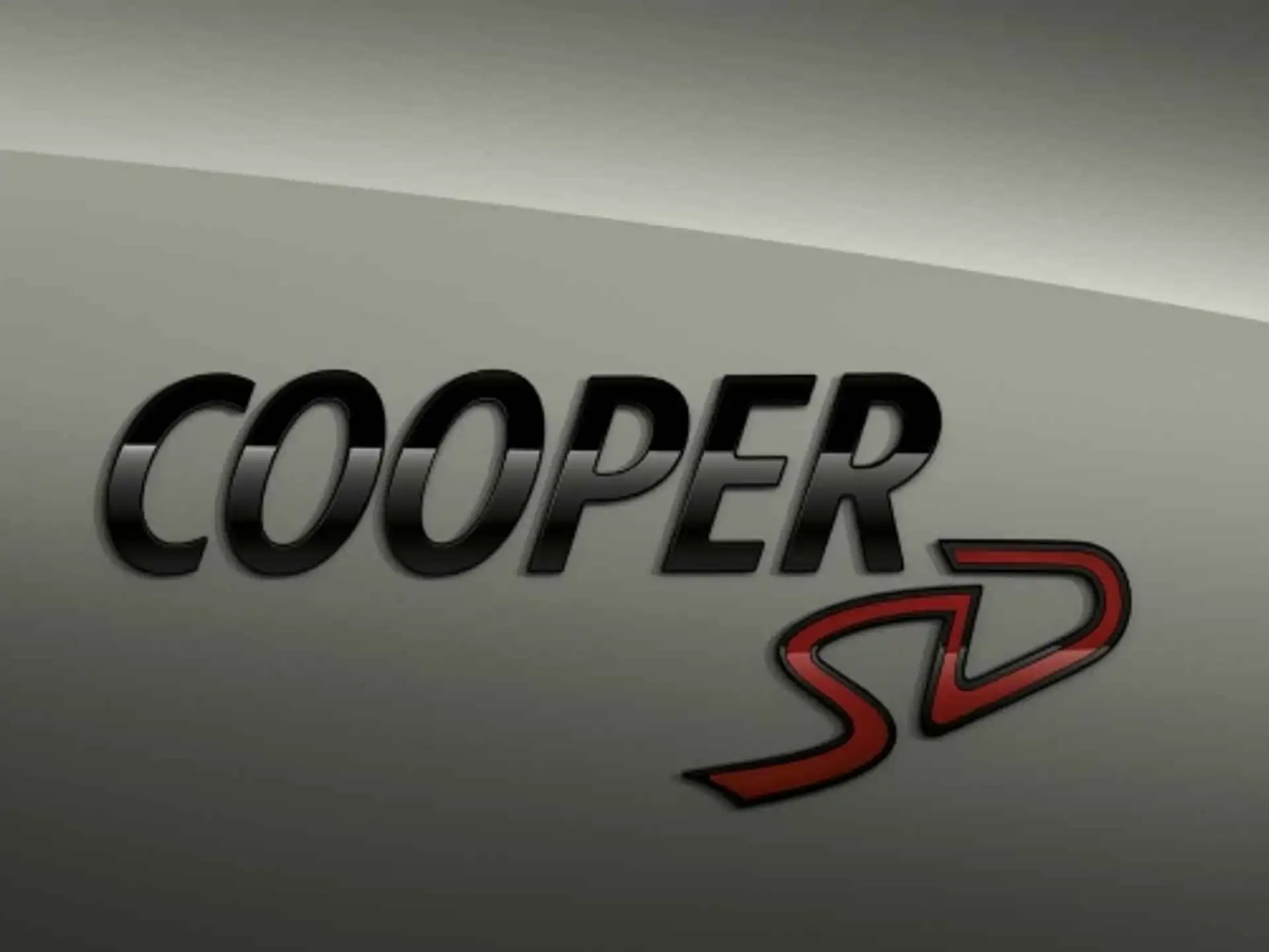MINI Schriftzug Cooper SD Piano Black F54, F55, F56, F57, F60