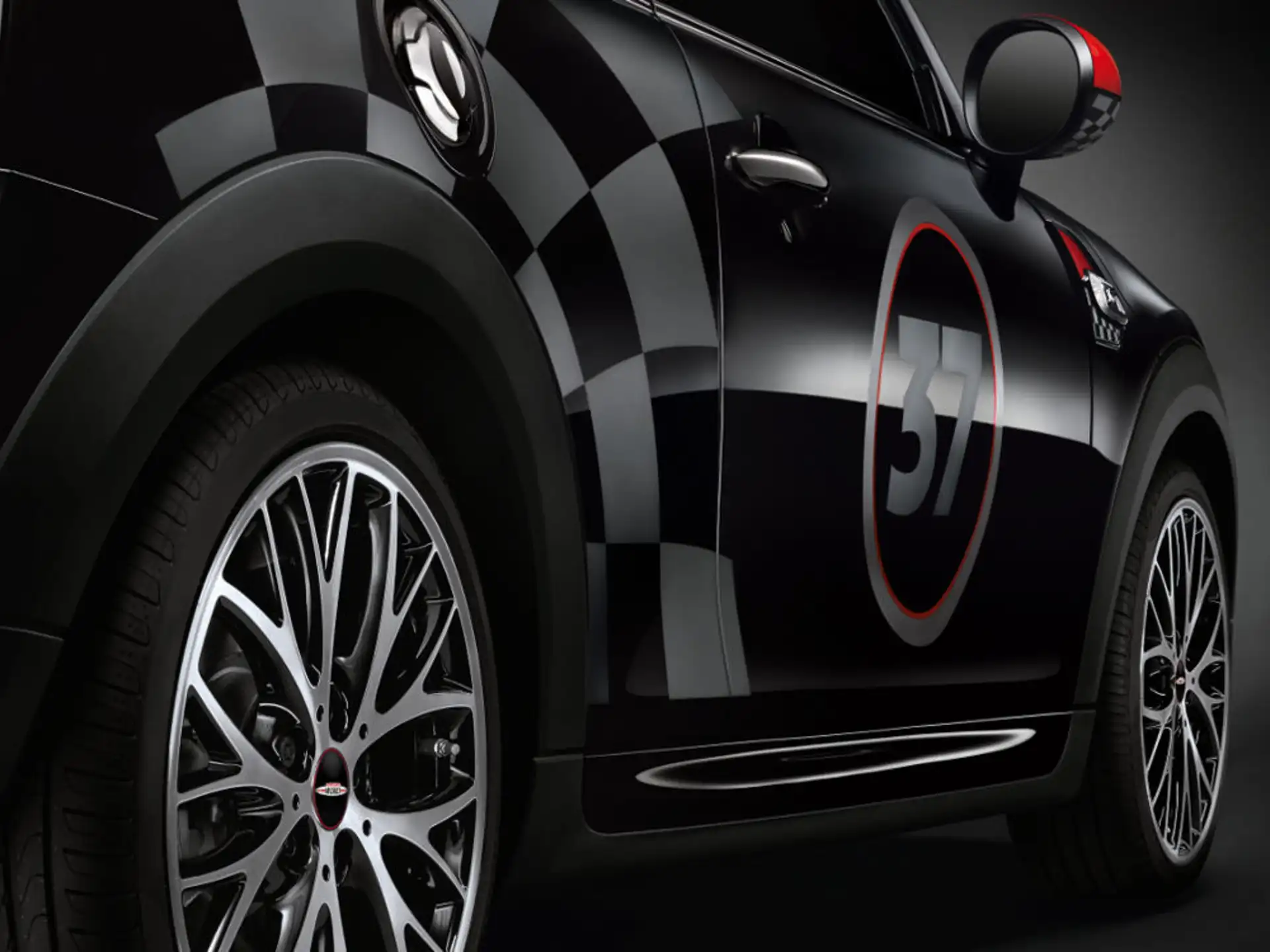 MINI Seitenfolierung John Cooper Works Pro Grau
