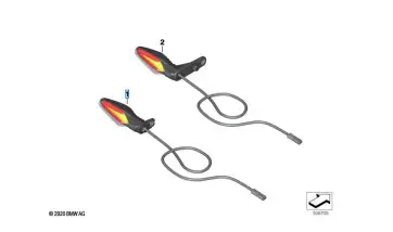 BMW Multifunktionale Blinkleuchte 63237924982